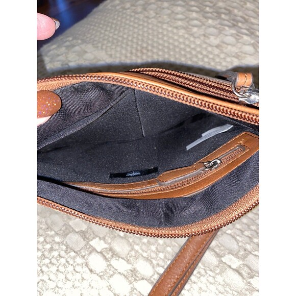 Mossimo Faux Snakeskin Wristlet Bag Purse Clutch Wallet size 9 in x 6.25 inches - Picture 8 of 10